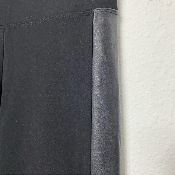 LYSSE Black Faux Leather Paneling Pull On Pants - Picture 5 of 5